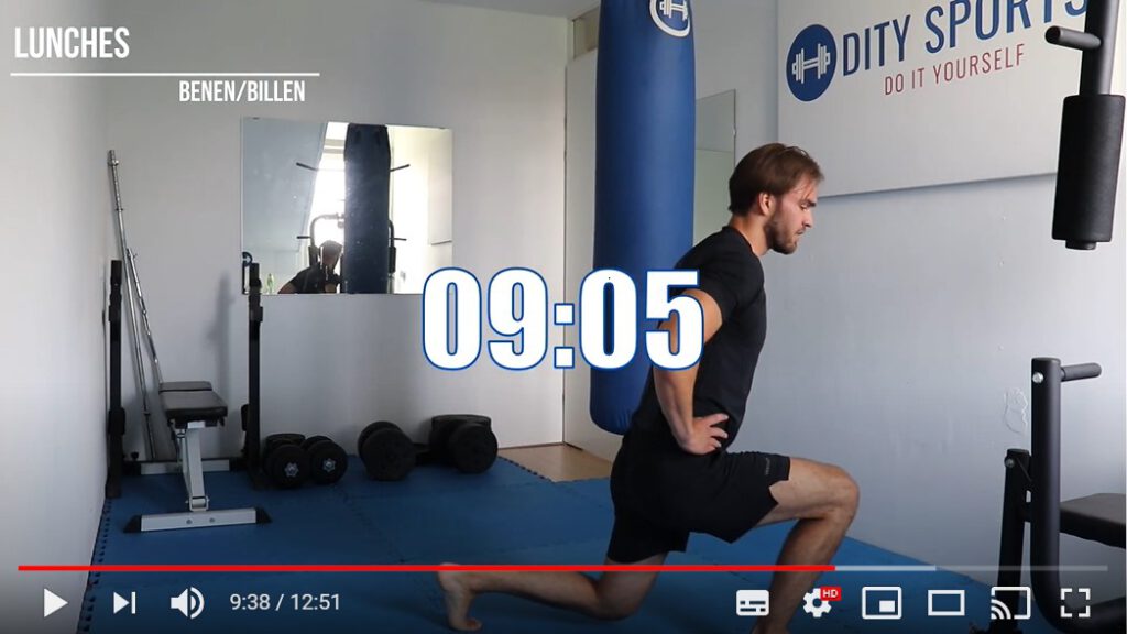 Home workout YouTube