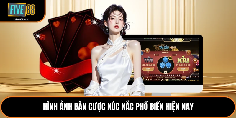 Hình ảnh bàn cược xúc xắc phổ biến hiện nay