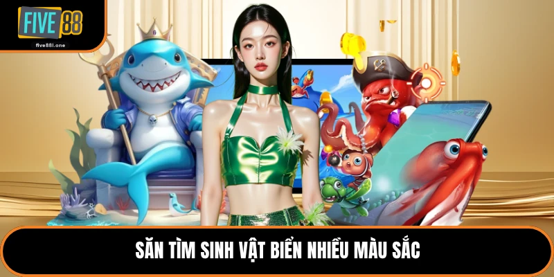 Săn tìm sinh vật biển nhiều màu sắc